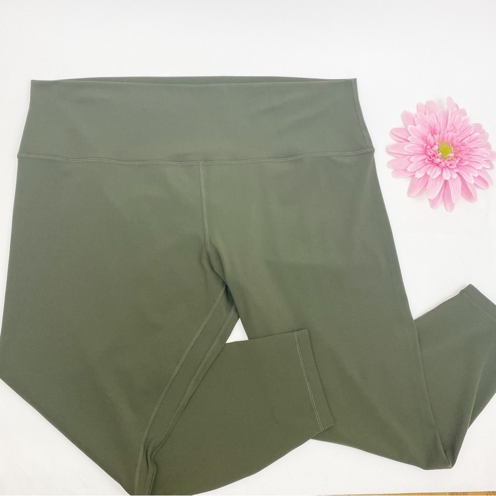 Lululemon Align High Rise Pant II 25” Leggings: Dark Olive Green - Picture 2 of 8